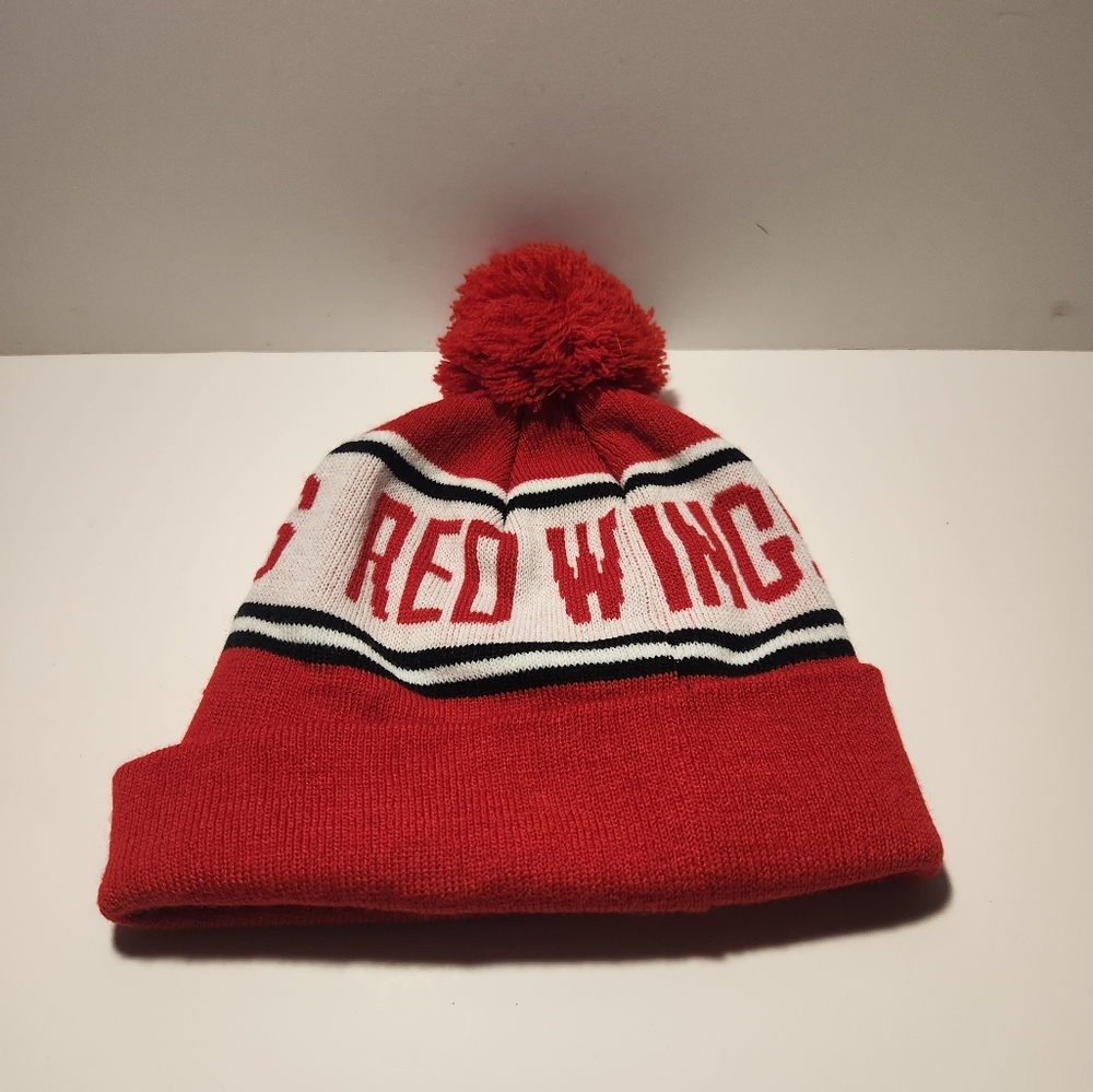 NHL Detroit Red Wings Team Knit Beanie Hat Hockey League